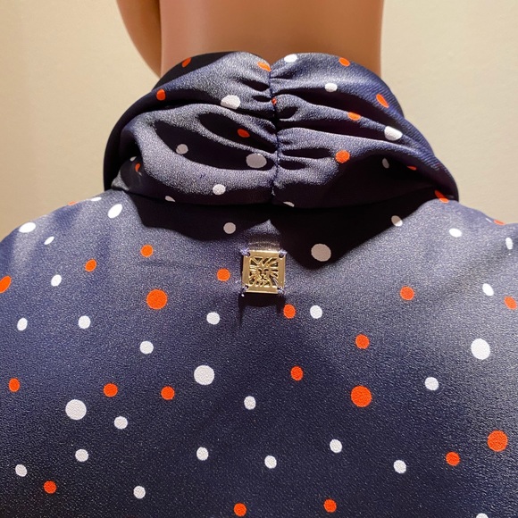 *Anne Klein* Polka Dot Top - Picture 7 of 10